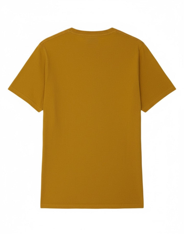 JIGSAW Mens T-Shirt Top Small Yellow Cotton