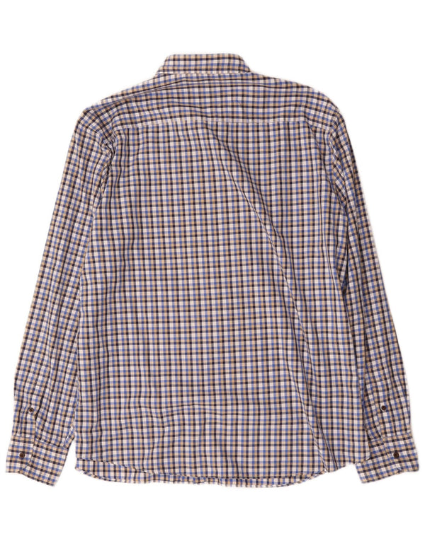 Camicia da uomo Massimo Dutti 2XL a quadri blu