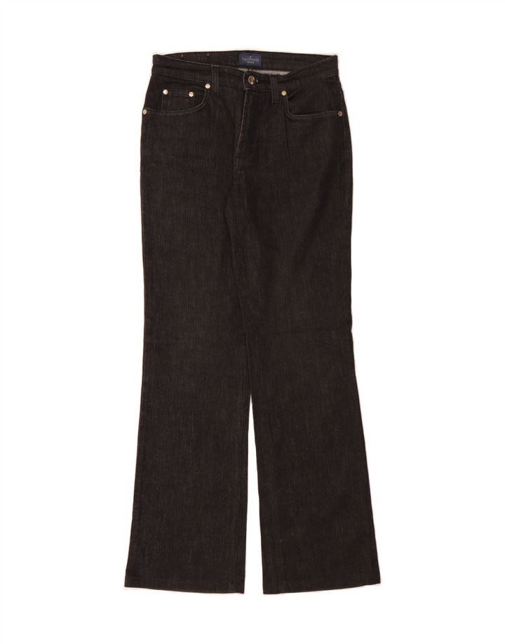TRUSSARDI Womens Bootcut Jeans W27 L30 Black Cotton Vintage Trussardi and Second-Hand Trussardi from Messina Hembry 