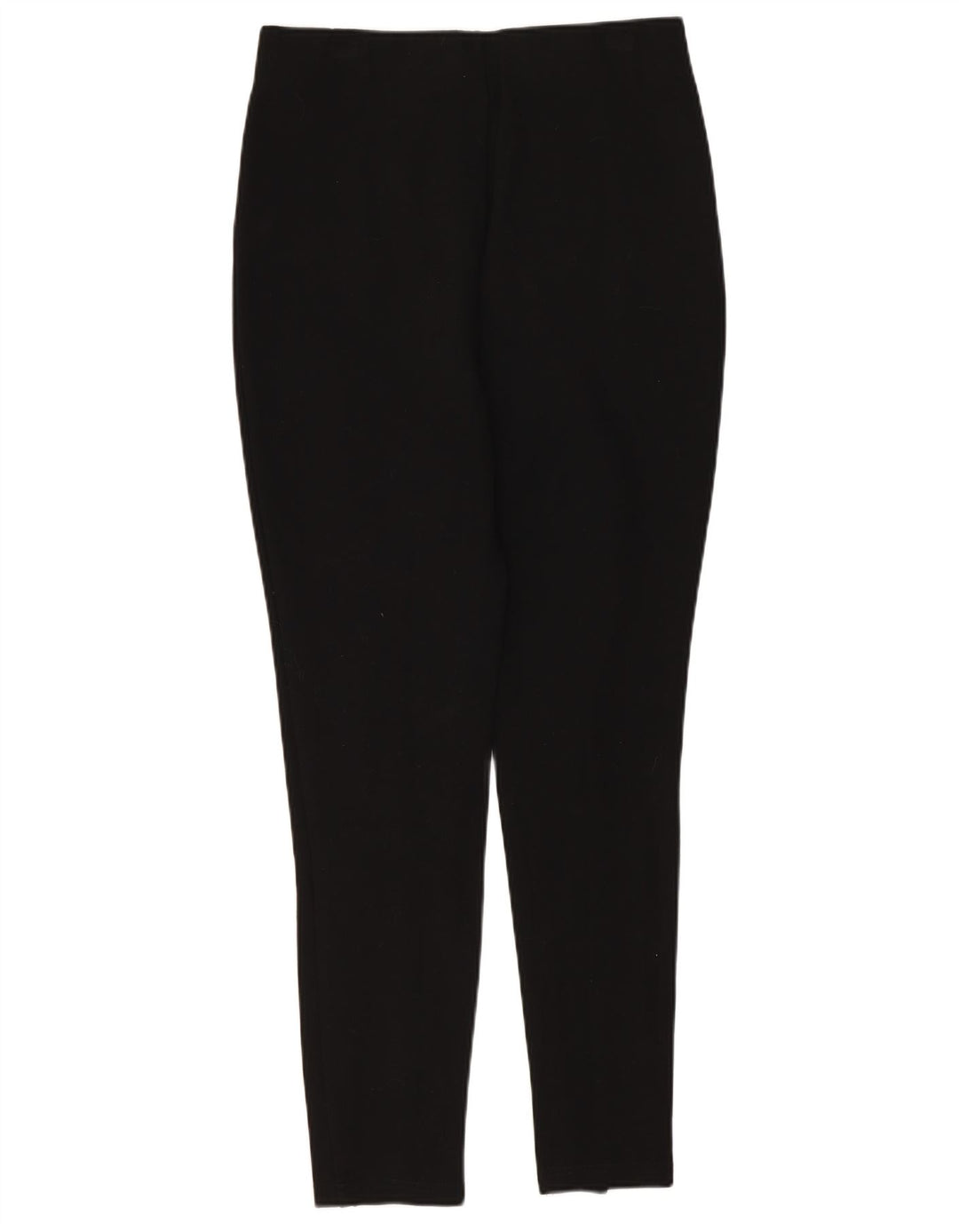 Pantaloni cropped a vita alta da donna Zara medi W28 L25 viscosa nera