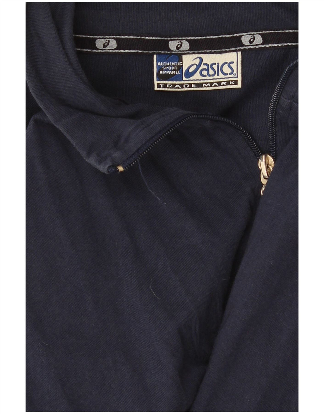 Giacca da ginnastica da uomo Asics piccola blu navy