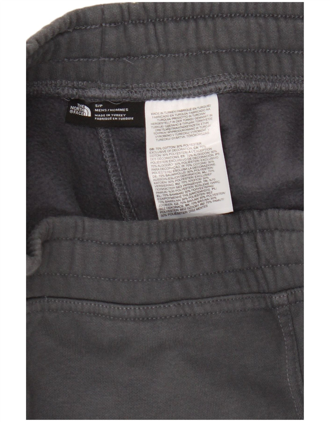 Pantaloni da tuta da uomo The North Face Joggers piccoli in cotone grigio