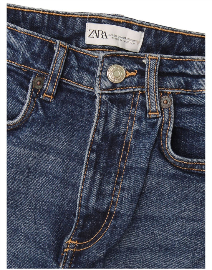 Jeans Bootcut da donna Zara EU 36 XS W26 L25 Blu navy