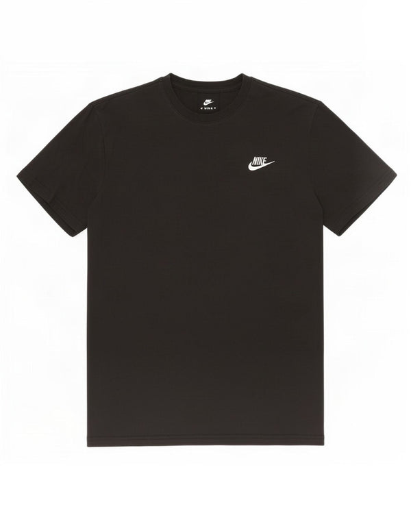 T-shirt Nike da uomo dal taglio atletico, cotone medio nero