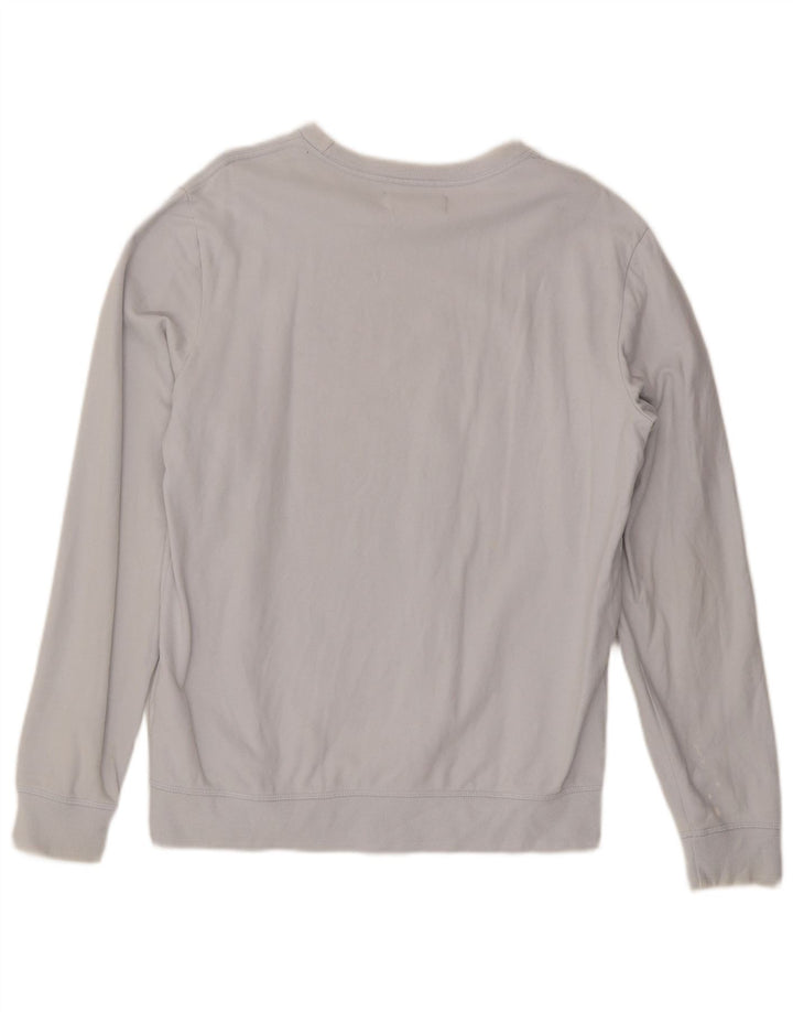 Felpa da uomo ALL SAINTS Maglione piccolo in cotone blu