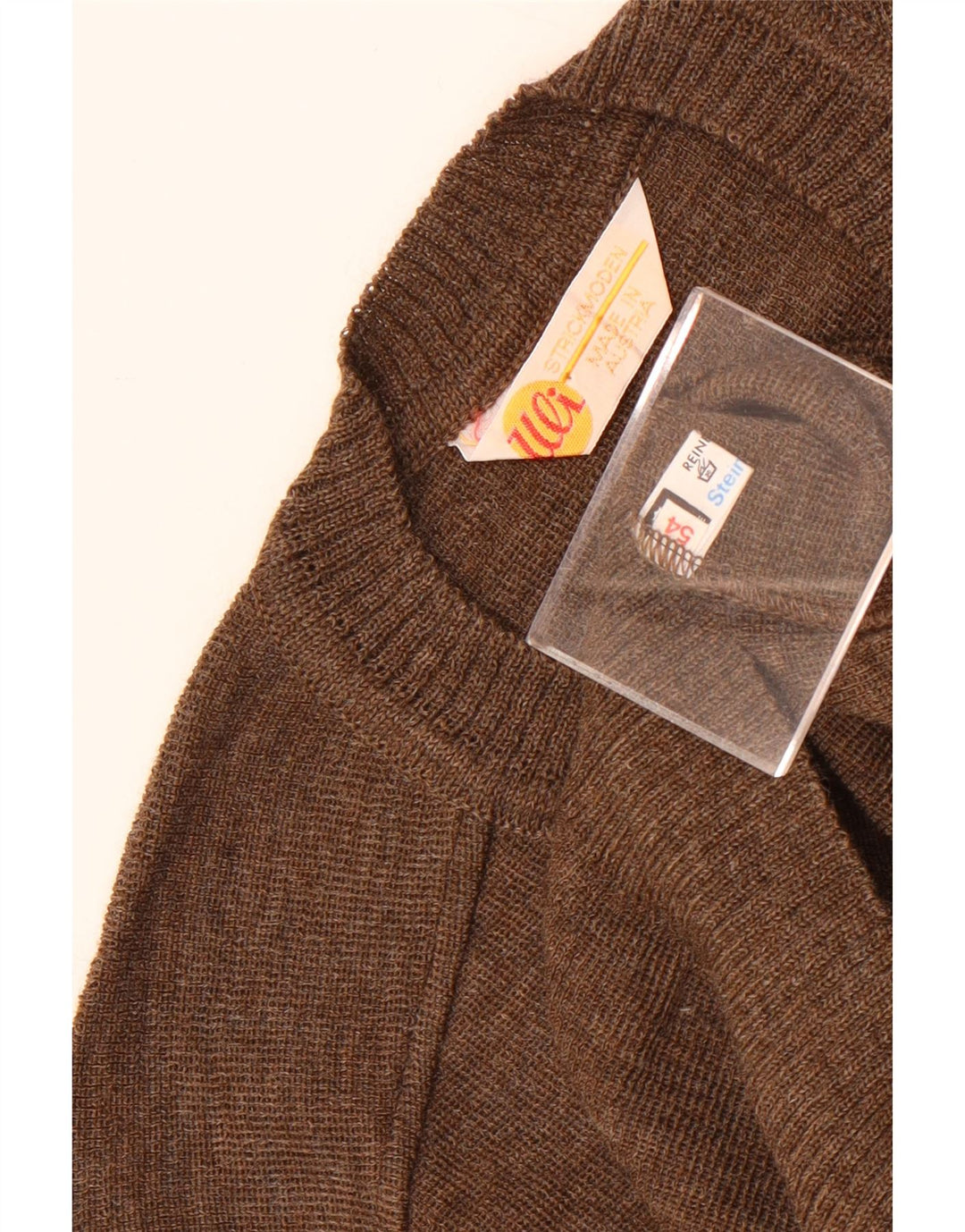 Canotta da uomo Strickmoden EU 54 XL lana marrone