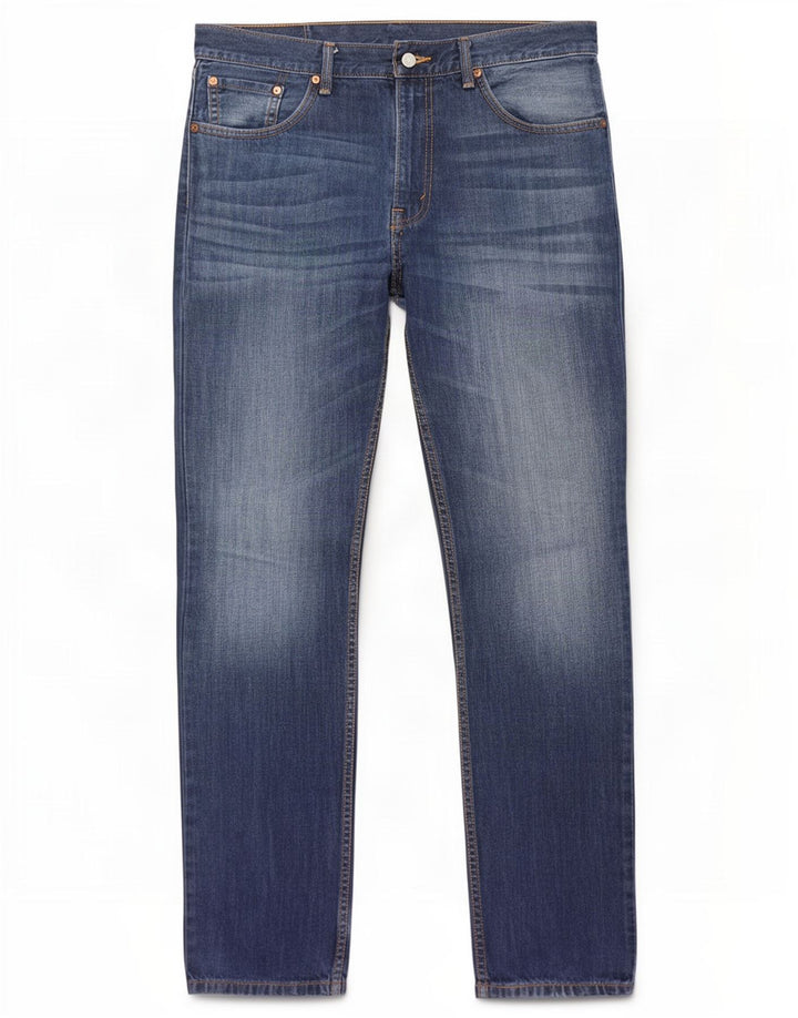 Jeans slim da uomo Levi's W36 L34 cotone blu
