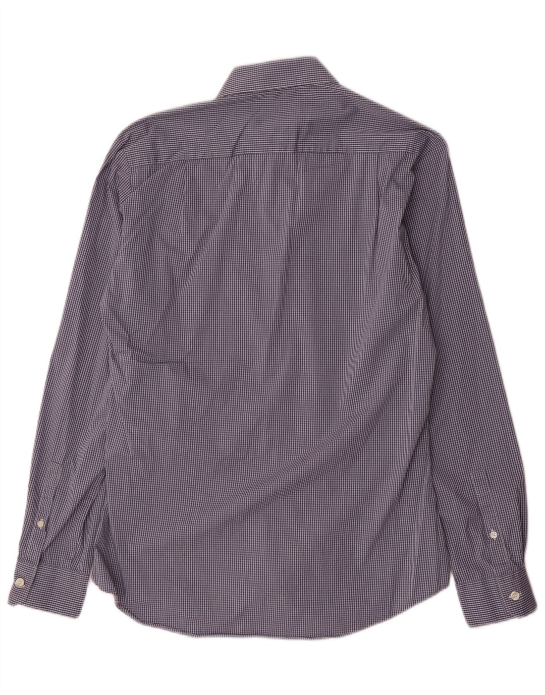 Camicia Dkny da uomo slim fit taglia 39 15/5 cotone a quadri blu medio