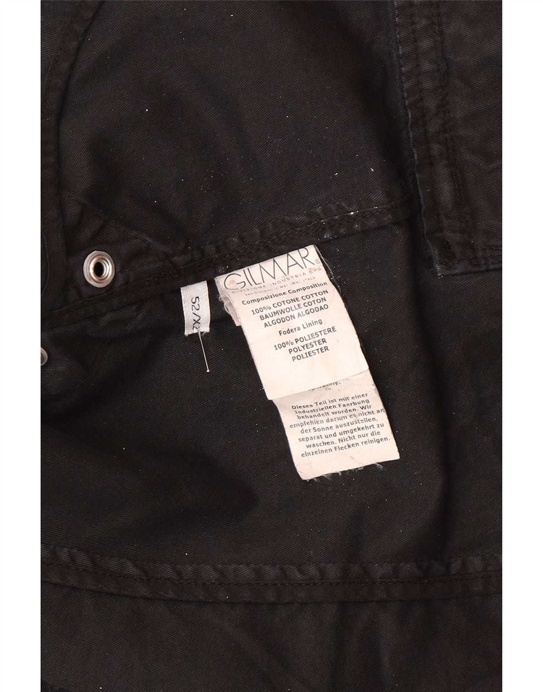 Giacca blazer in denim da uomo a 2 bottoni Iceberg IT 52 XL in cotone grigio