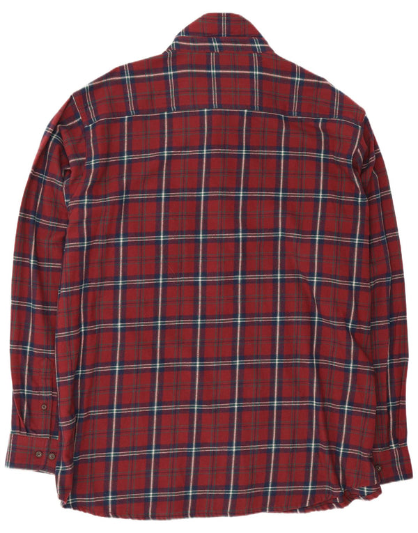 Camicia in flanella da uomo di Cotton Traders 3XL scozzese rosso