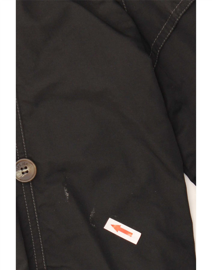 Trench da donna PEPE Jeans UK 10 piccolo cotone nero