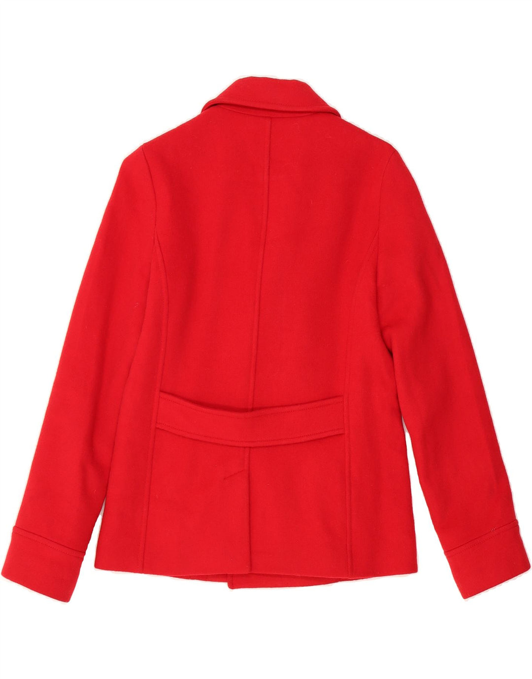JAEGER Womens Double Breasted Jacket UK 8 Small Red Wool Vintage Jaeger and Second-Hand Jaeger from Messina Hembry 