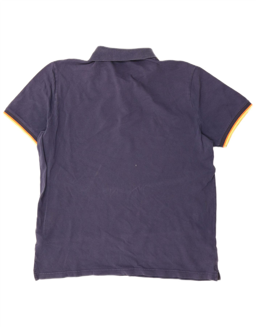 Polo da uomo K-Way 2XL in cotone blu navy