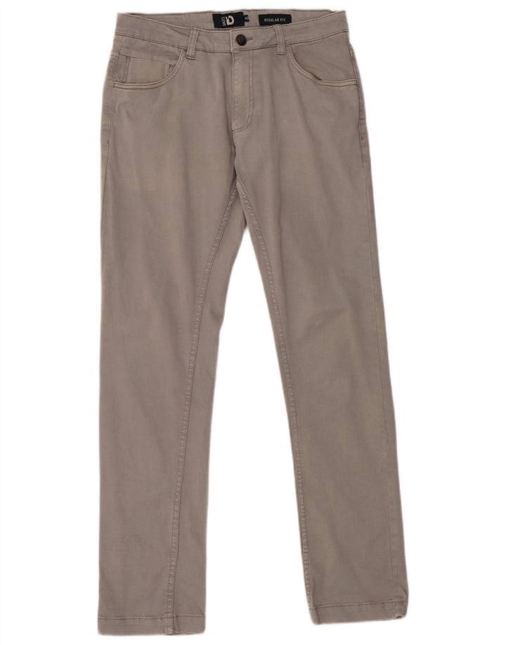 Pantaloni casual vestibilità regolare da donna DACK'S IT 46 Large W32 L31 Grigio
