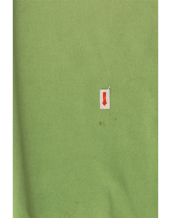 TOMMY HILFIGER Mens Polo Shirt Large Green Cotton Vintage Tommy Hilfiger and Second-Hand Tommy Hilfiger from Messina Hembry 