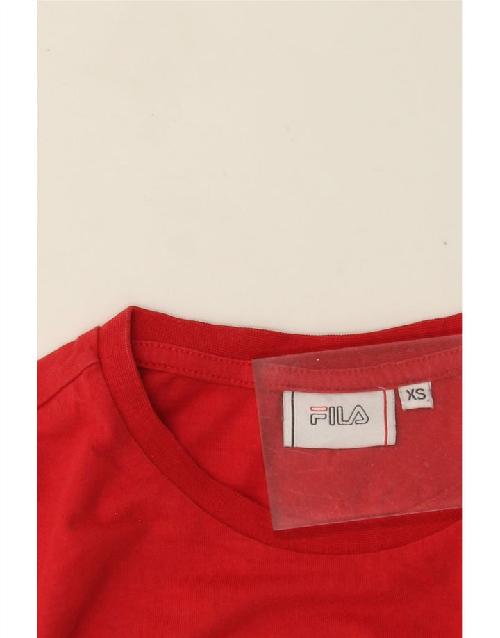 T-shirt grafica da uomo FILA Top XS Rossa