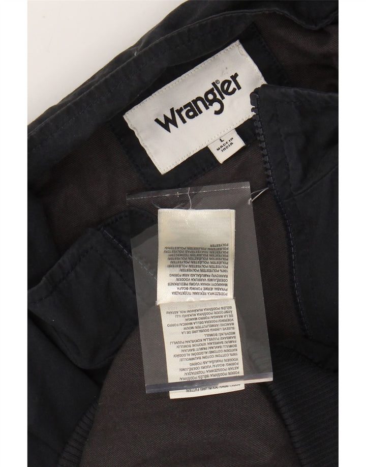 Giubbotto bomber da uomo WRANGLER UK 40 grande poliestere nero