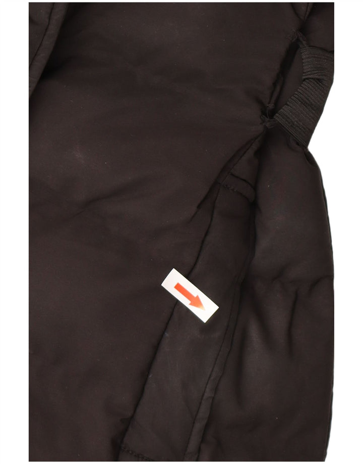 Cappotto imbottito con cappuccio da donna OASIS UK 12 medio poliestere nero