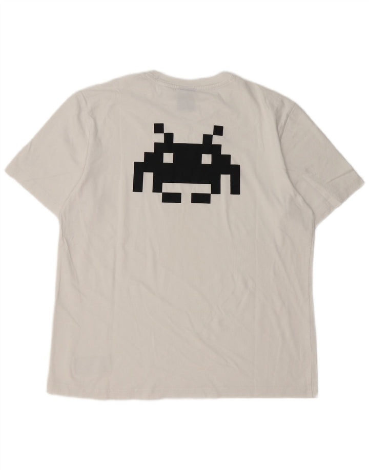 T-shirt grafica da uomo Champion Top grande bianca