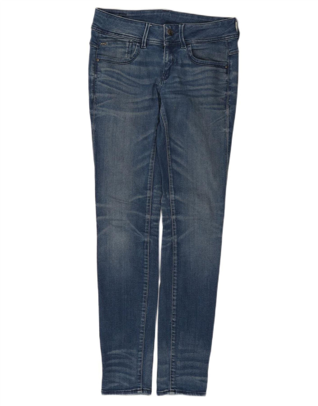 Jeans skinny a vita bassa da donna G-STAR W28 L32 cotone blu