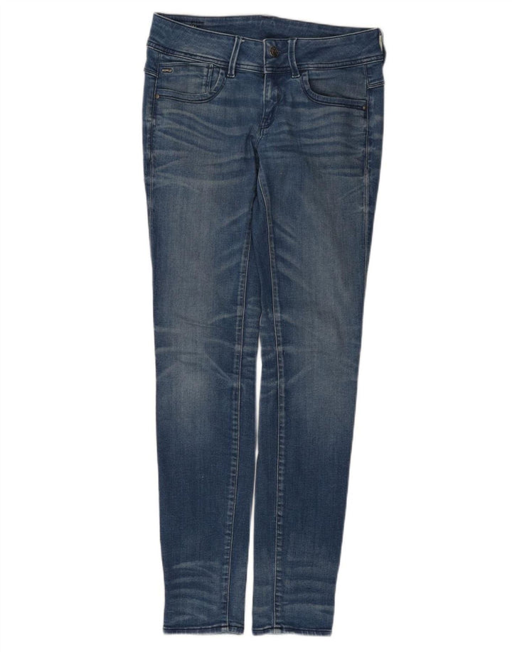 Jeans skinny a vita bassa da donna G-STAR W28 L32 cotone blu