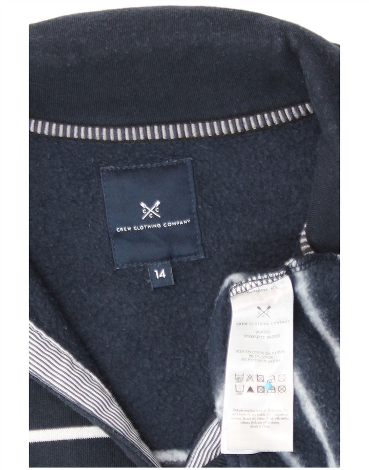 Crew Clothing Felpa da donna Maglione UK 14 Medio Blu navy nautico