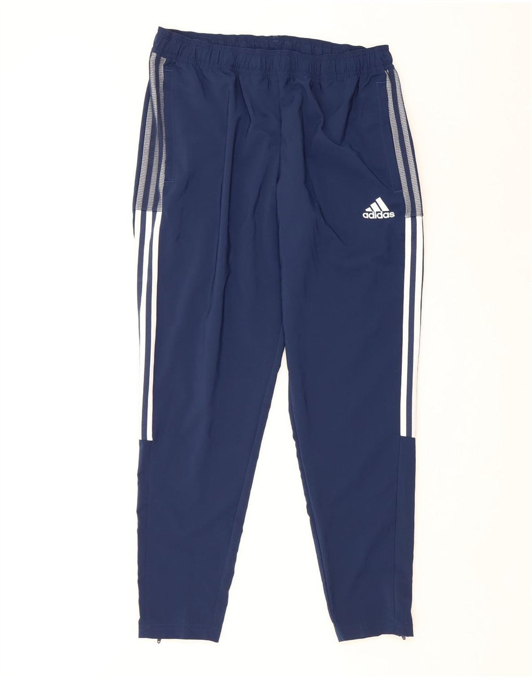 Pantaloni da tuta ADIDAS Aeroready da uomo grandi in poliestere blu navy