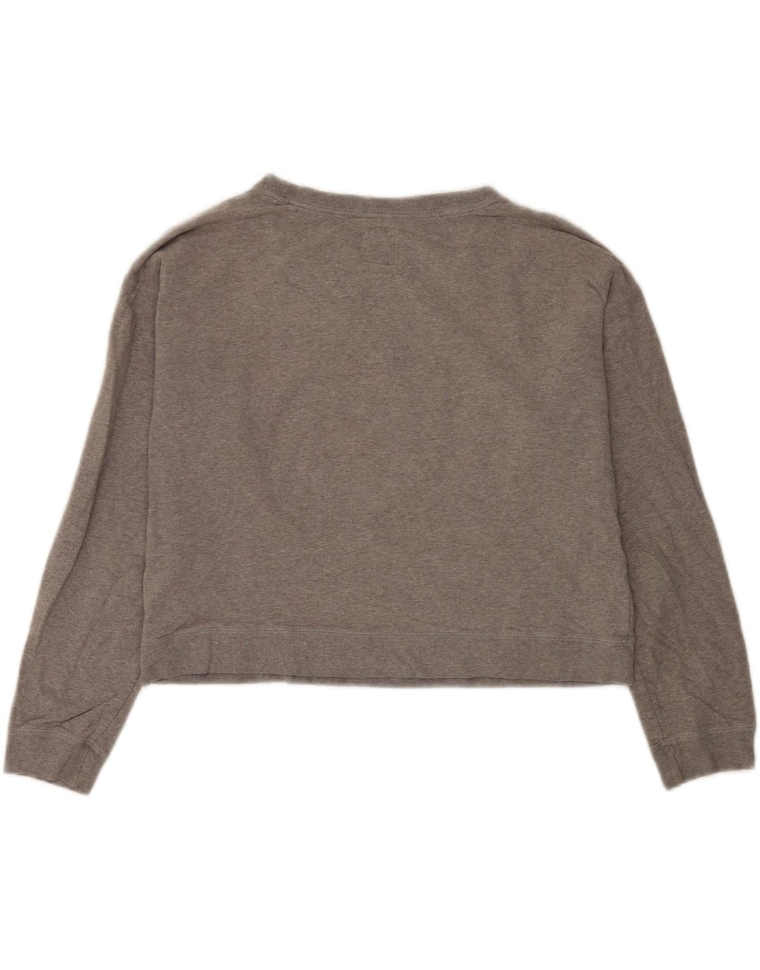 Felpa corta da donna con grafica Jack Wills UK 12 Cotone grigio medio