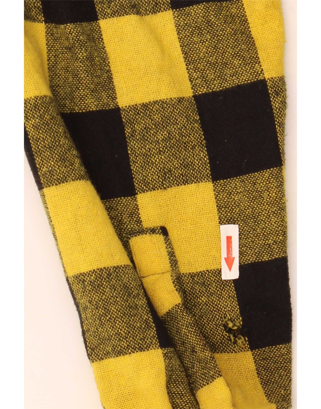 Wanted camicia da uomo overshirt in acrilico a quadretti giallo medio