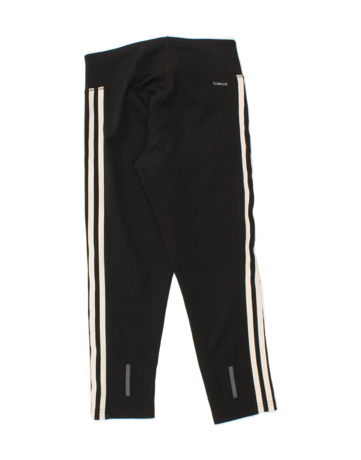 ADIDAS Womens Climalite Leggings UK 6 XS Black Polyester Vintage Adidas and Second-Hand Adidas from Messina Hembry 