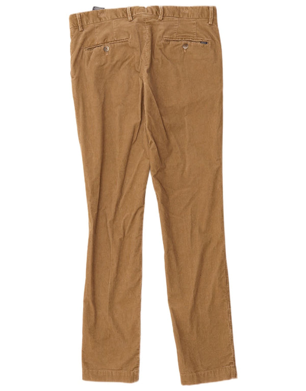 Pantaloni skinny da uomo in velluto a coste Hackett W32 L32 in cotone beige