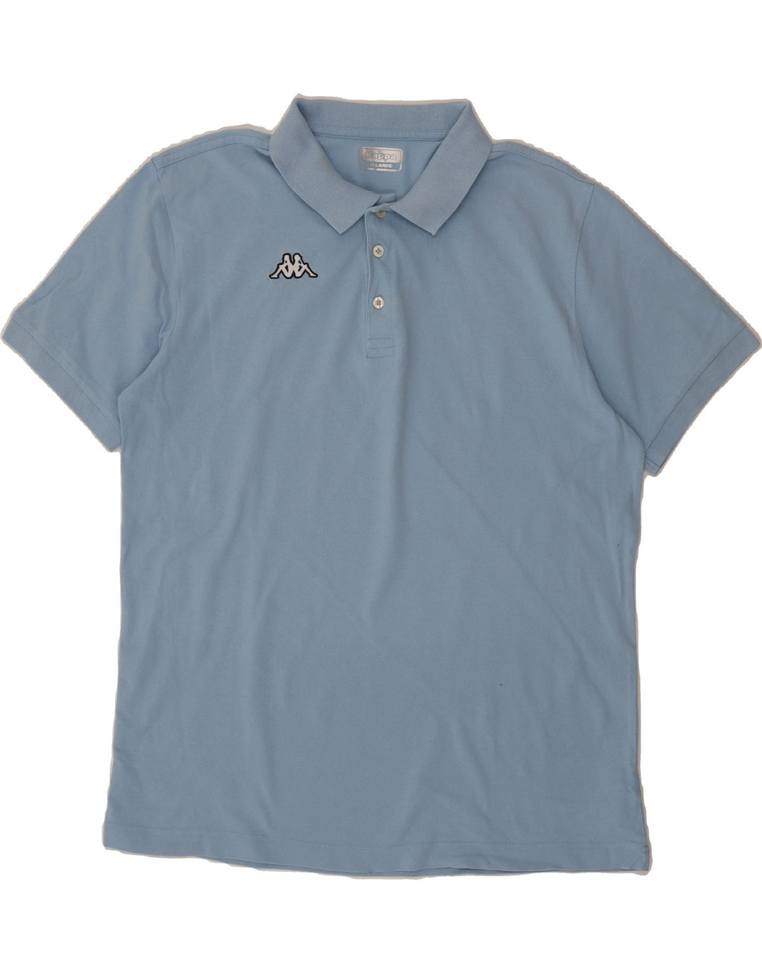 KAPPA Mens Polo Shirt 2XL Blue Cotton Vintage Kappa and Second-Hand Kappa from Messina Hembry 