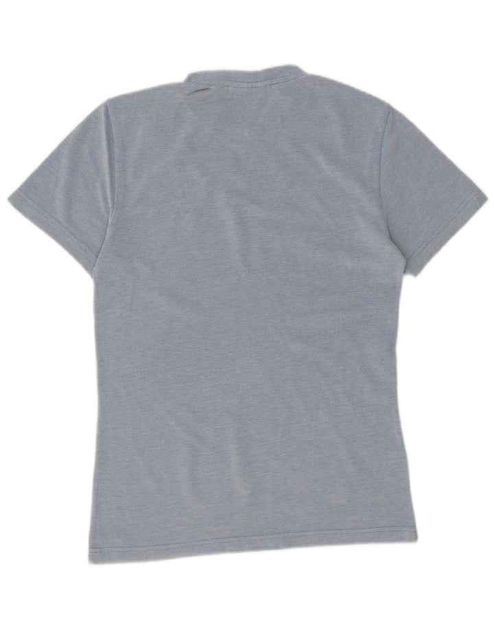 T-shirt slim fit da uomo Lacoste taglia 2 XS in cotone blu