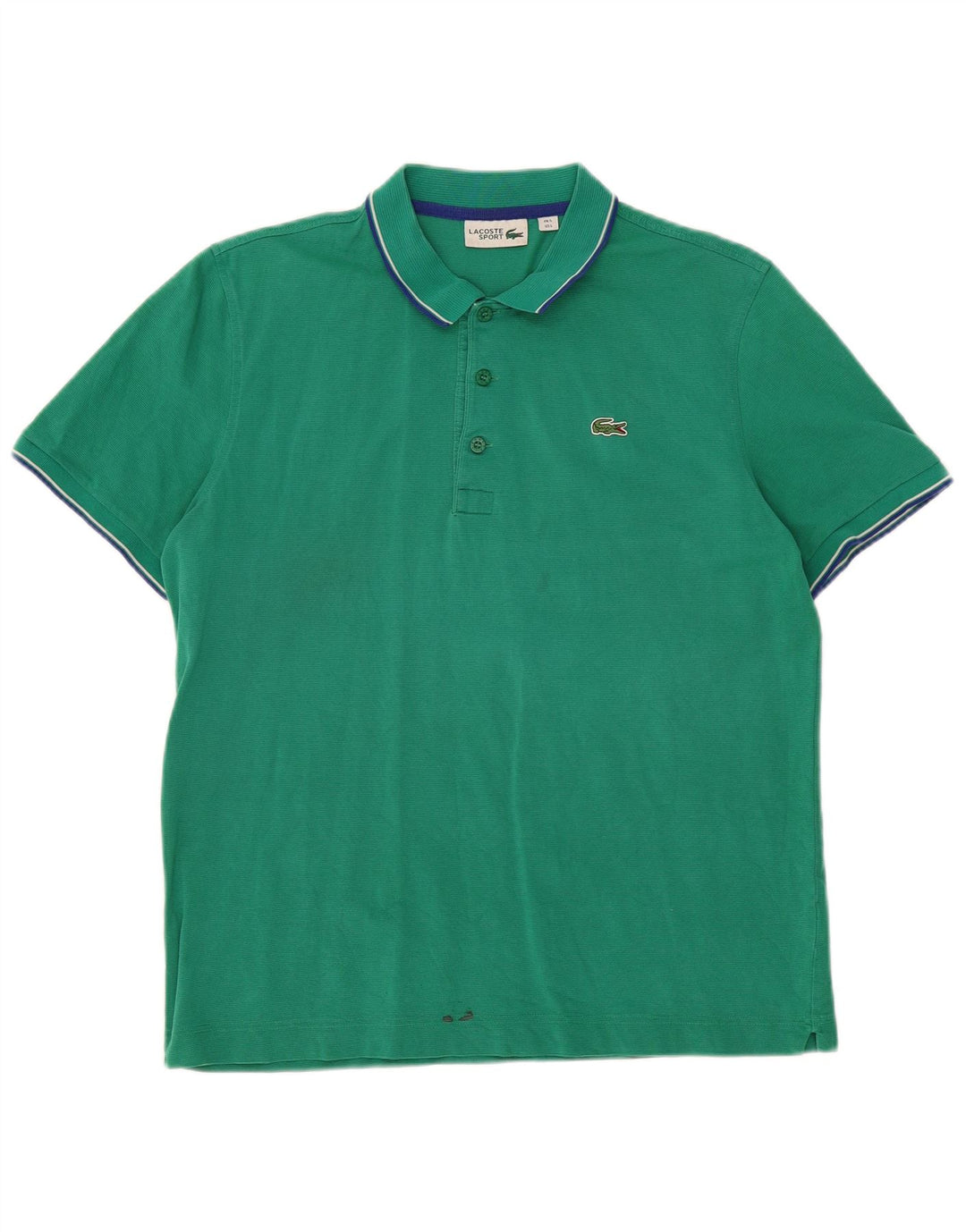 Polo da uomo LACOSTE taglia 5 grande in cotone verde