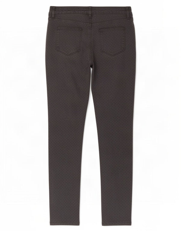 Fat Face Womens Jegging Jeans UK 12 Medium W32 L28 Grey Spotted Cotton
