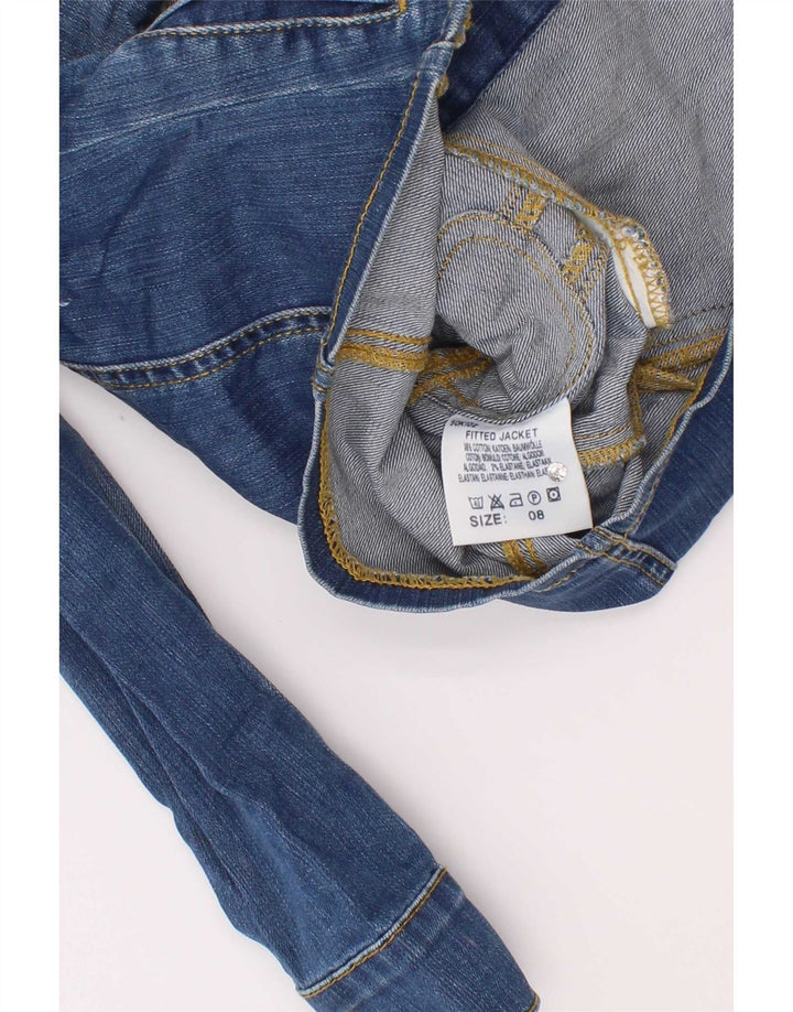 Giacca di jeans per ragazze Lee 7-8 anni XS in cotone blu