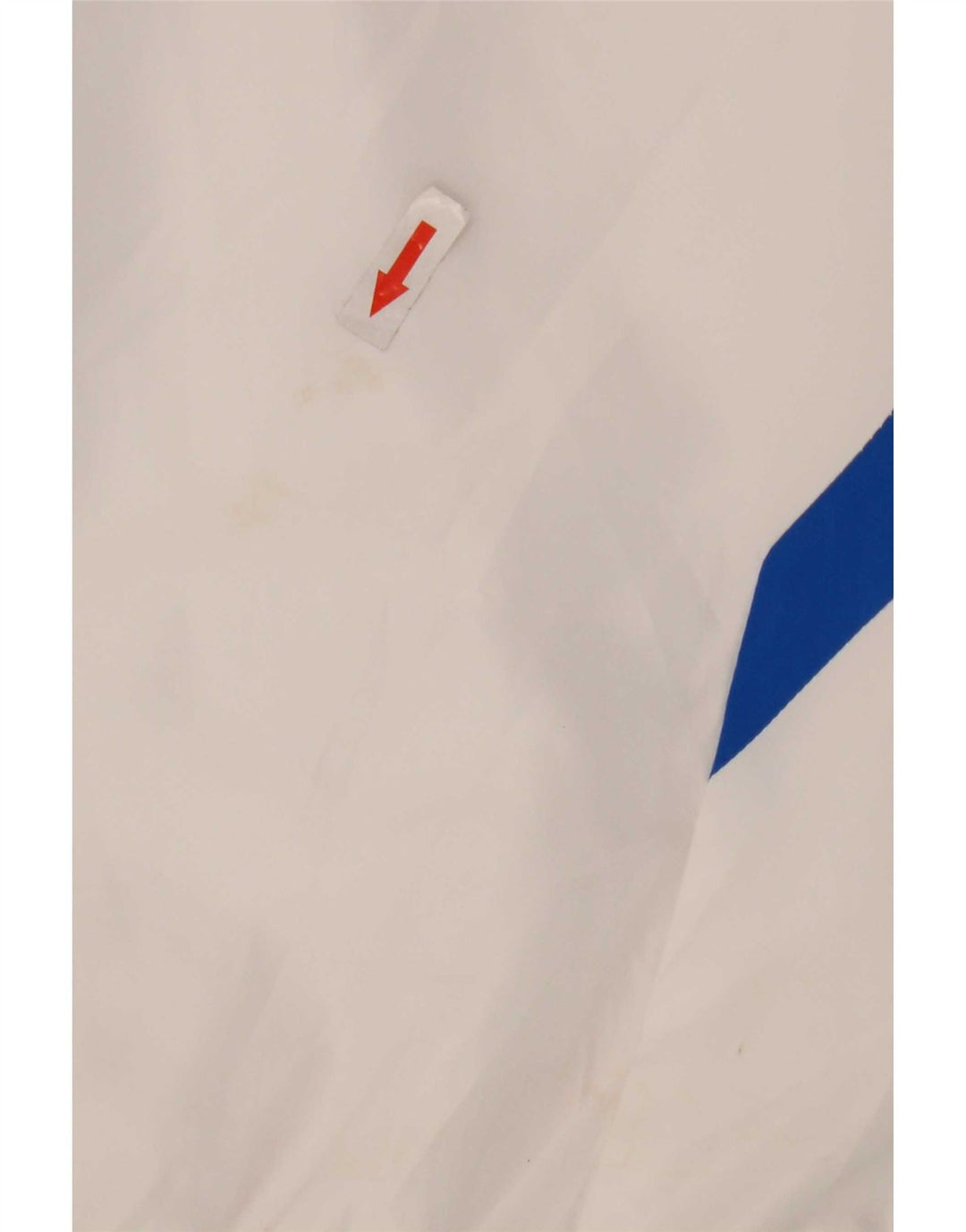 Giacca da tuta da uomo Adidas UK 42/44 Large Poliestere color block bianco