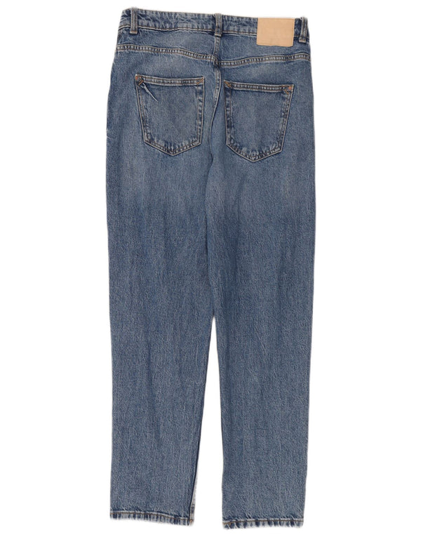 Jeans affusolati a vita alta da donna Zara EU 40 medio W30 L28 blu