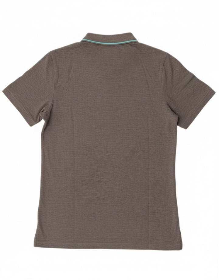 Polo Puma da uomo di colore grigio medio