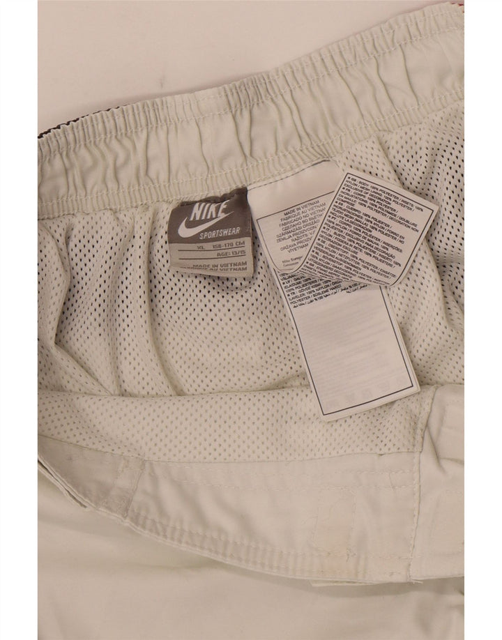 Pantaloncini da bagno Nike Ragazzo 13-14 anni XL Poliestere color block bianco