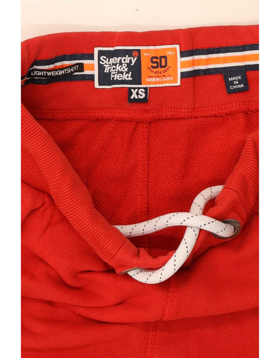 Pantaloncini sportivi grafici da uomo Superdry XS in cotone rosso