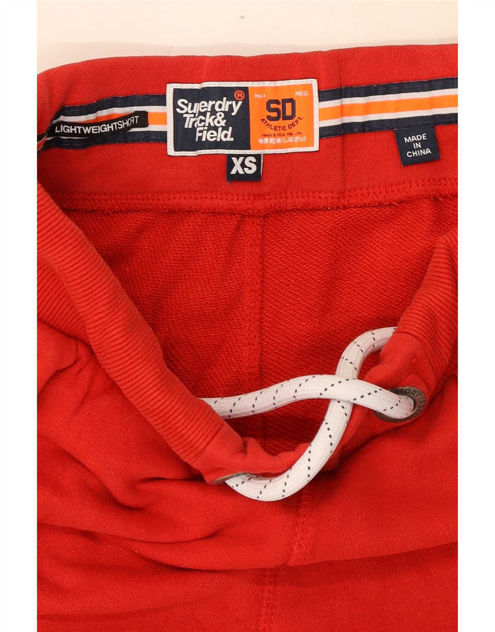 Pantaloncini sportivi grafici da uomo Superdry XS in cotone rosso