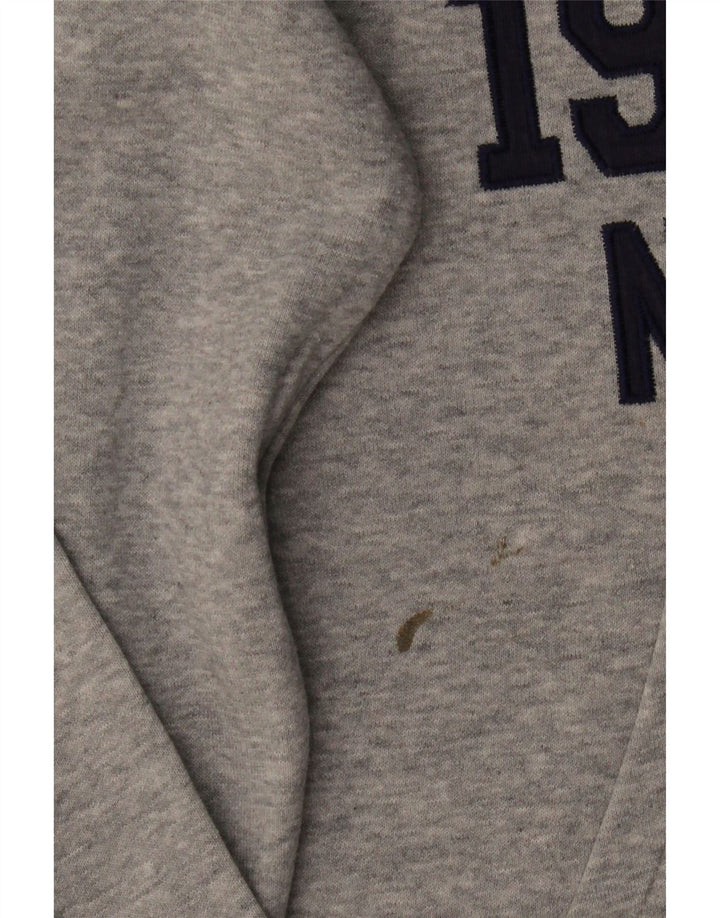 Maglione con cappuccio grafico da uomo CHAMPION grigio medio