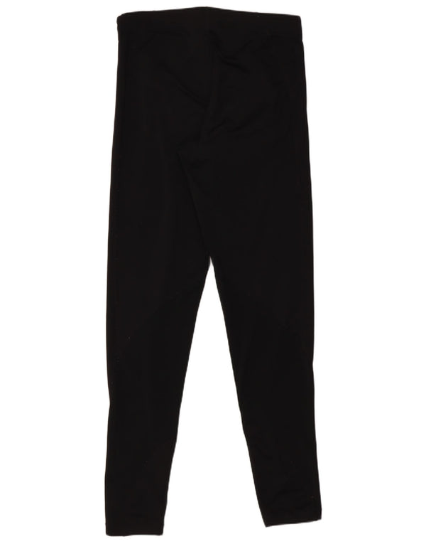 Leggings da donna Nike UK 12 medio nero poliestere sportivo