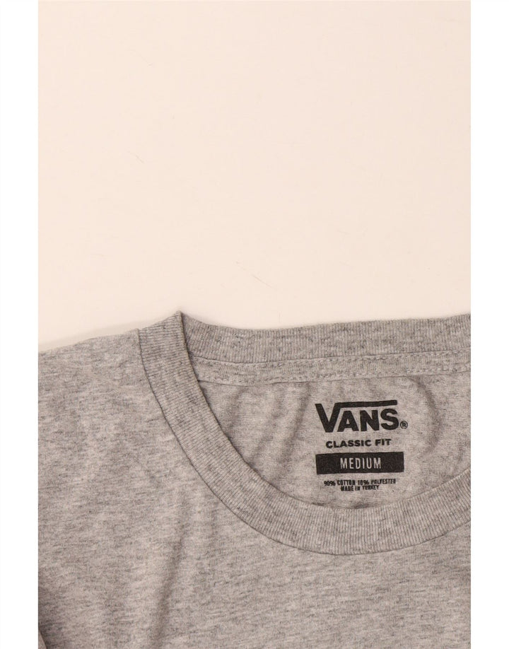 T-shirt da uomo dalla vestibilità classica VANS, in cotone grigio medio