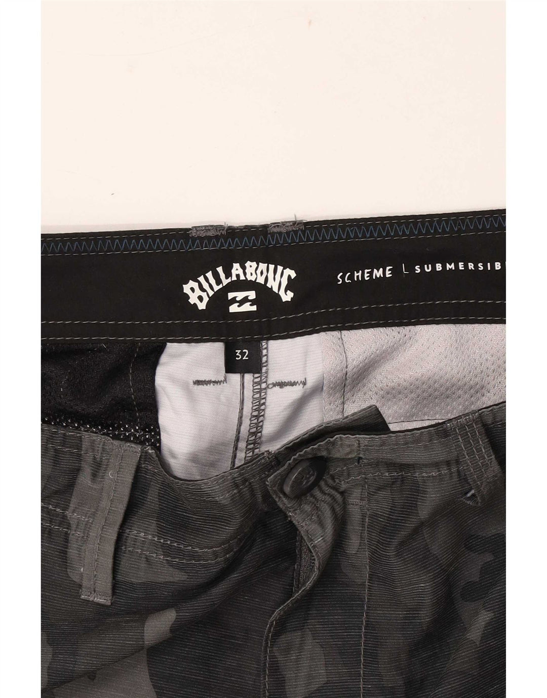 Pantaloncini cargo da uomo Billabong W32 grigio medio mimetico