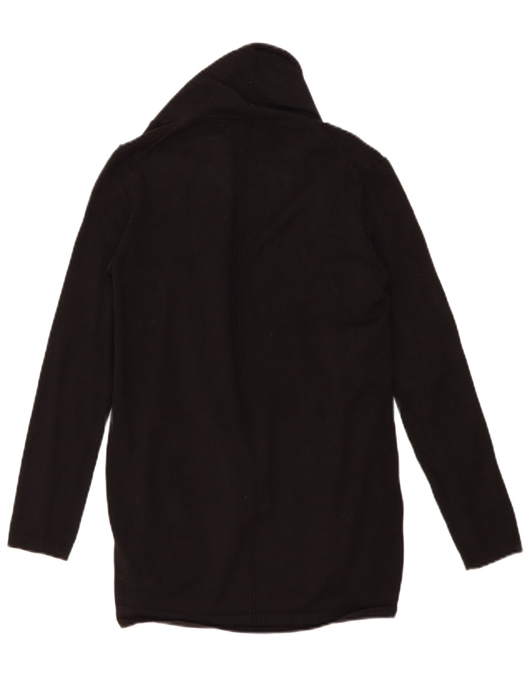 Maglione cardigan aperto da donna Zara UK 12 medio nero