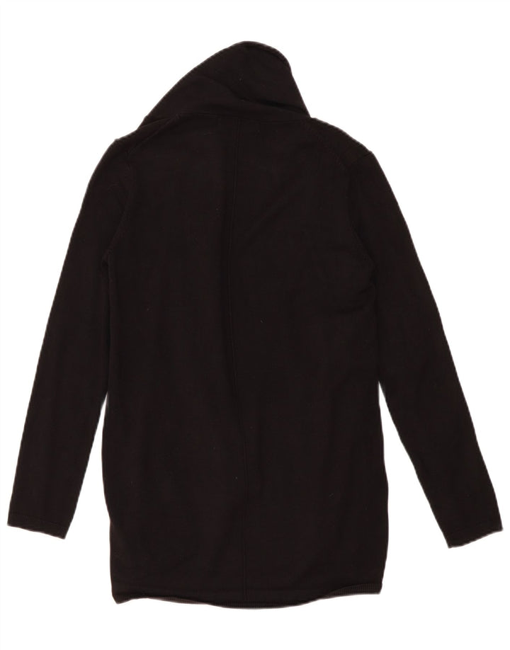 Maglione cardigan aperto da donna Zara UK 12 medio nero