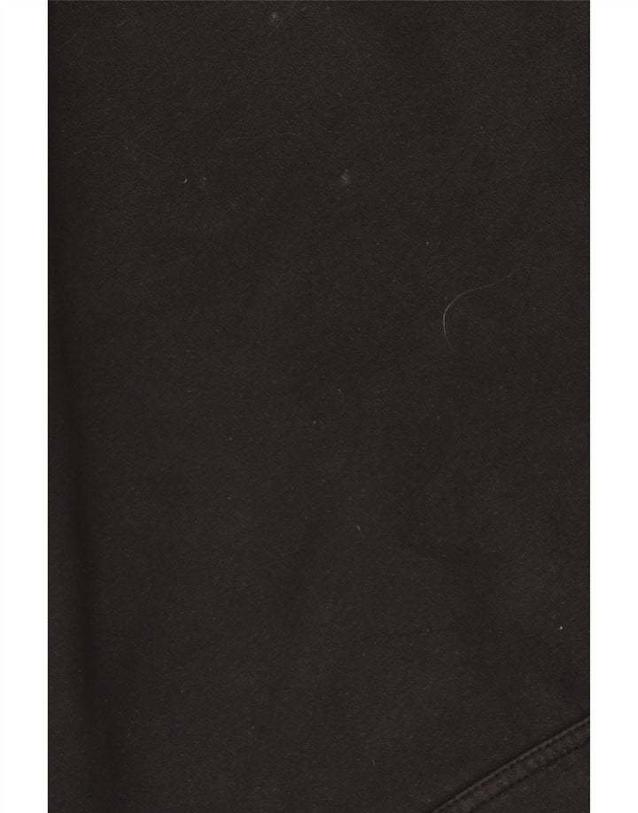 Felpa con cappuccio da donna ADIDAS UK 16 grande cotone nero