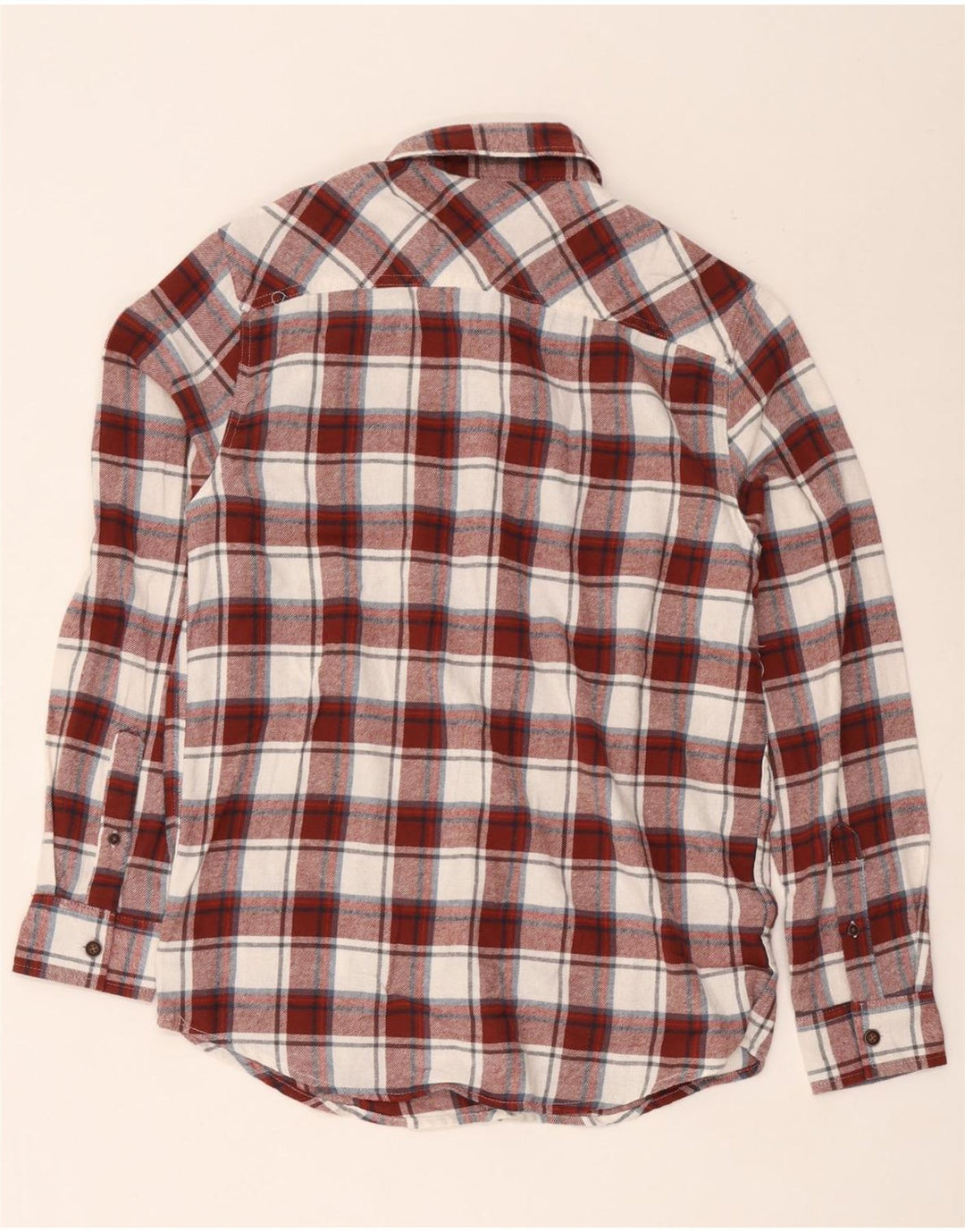 Camicia Lee da uomo in flanella dalla vestibilità regolare, in cotone a quadri bordeaux